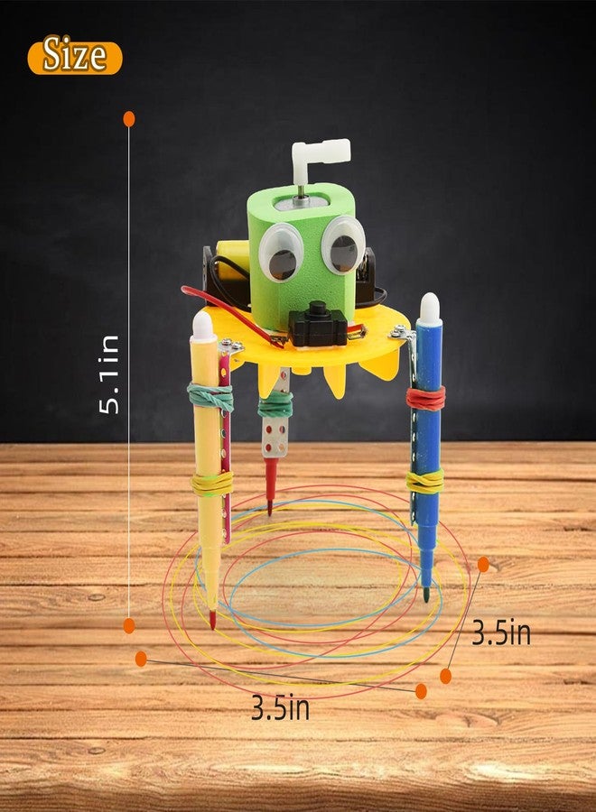 BeAndge Bulk STEM Craft Kits for Kids 8-12: 4-Pack Doodling Robot Building Kits, Classroom Activities & Science Experiments, Educational Robotics DIY Project for Boys Girls, STEM Toys for School Clubs - Image 5